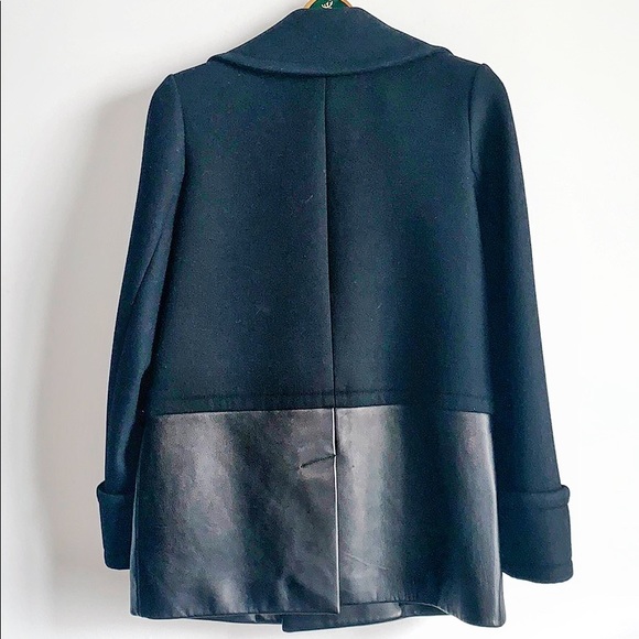 Alexander Wang wool and leather jacket - Picture 2 of 4